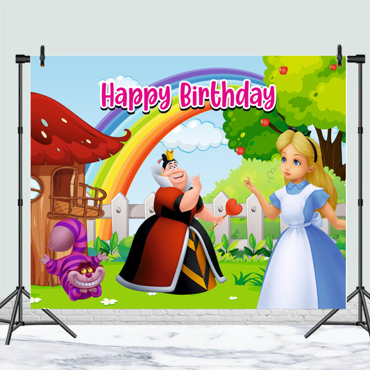 Alice in Wonderland Theme Party Decoration | Whimsical Birthday Celebration Setup