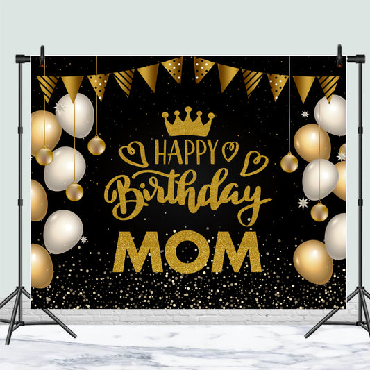 Happy Birthday Mom Theme Decoration | Elegant Birthday Celebration Setup