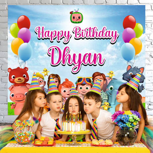 Cocomelon Customized Theme For Birthday Party Decoration