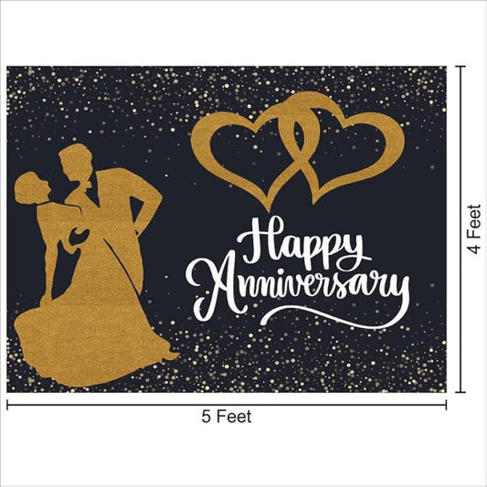 Golden Anniversary Backdrop for Celebration