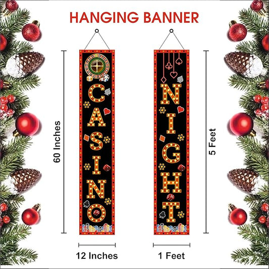 Casino Backdrop Theme Party Decoration