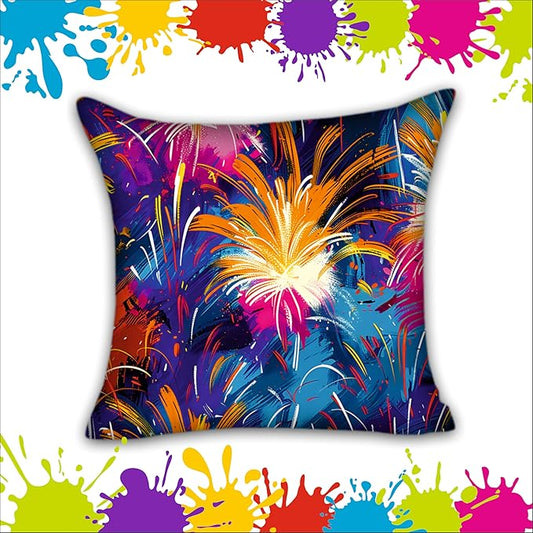 Colorful Decorative Printed Cushion Covers Pack of 5