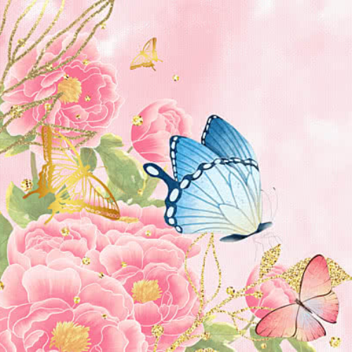 FLOWER & BUTERFLY