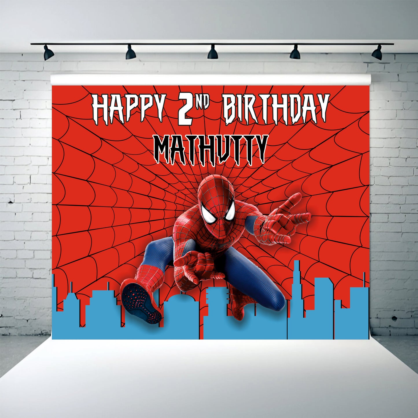 Spiderman Customized Theme Birthday Party Decoration
