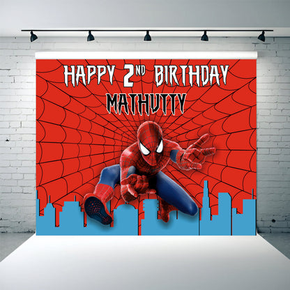 Spiderman Customized Theme Birthday Party Decoration