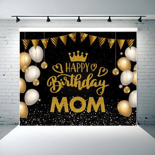 Happy Birthday Mom Theme Decoration | Elegant Birthday Celebration Setup