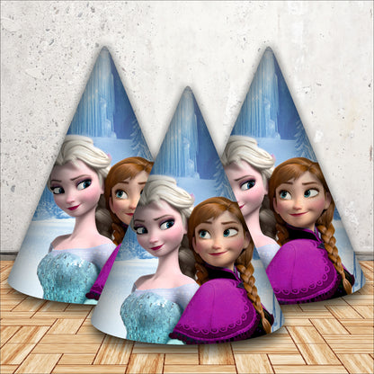 Frozen Birthday Party Hats | Themed Caps for Girls | Frozen Caps for Kids