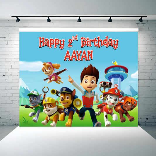 Paw Patrol Theme For  Birthday Party Decoration