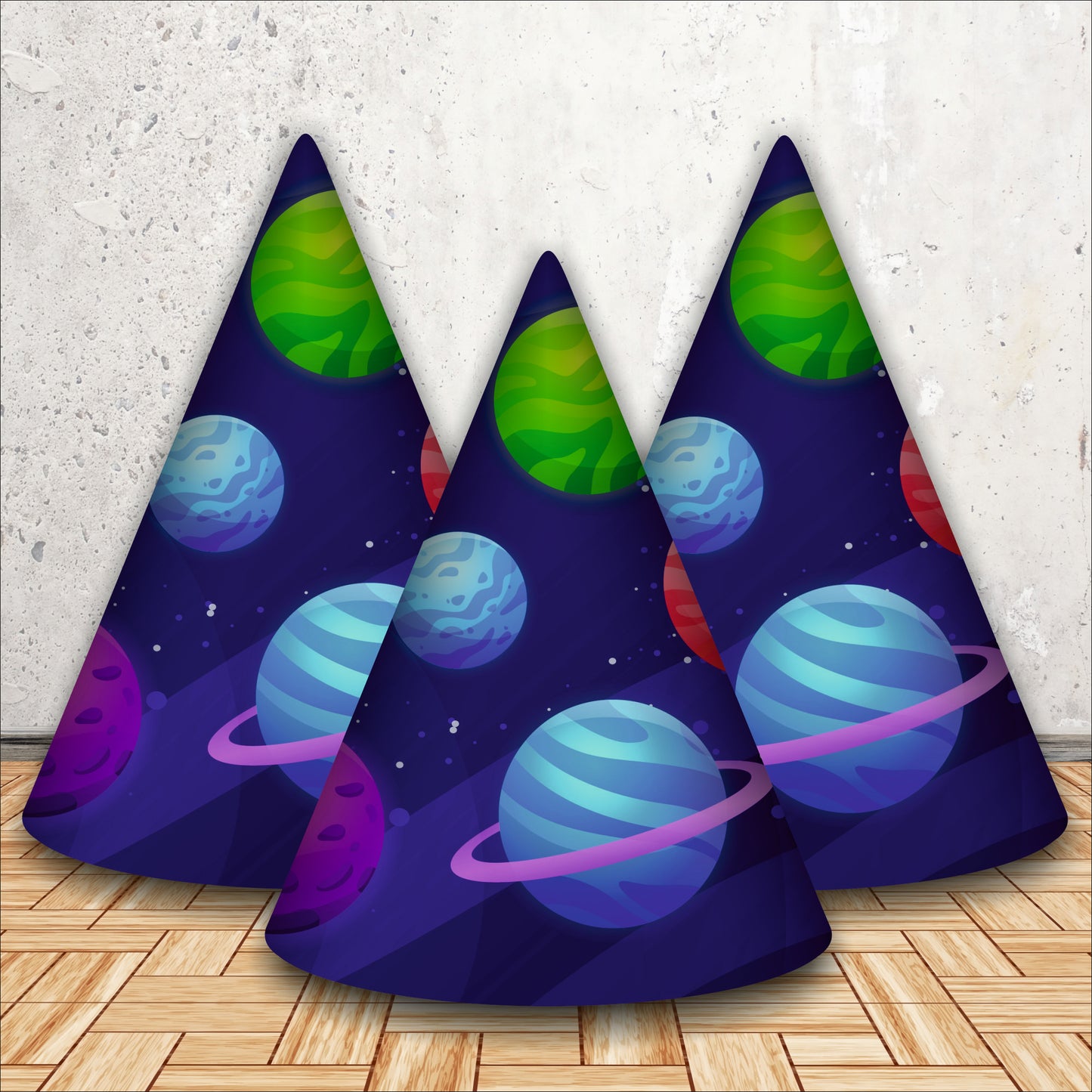 Space Theme Birthday Hats | Birthday Cap for Kids