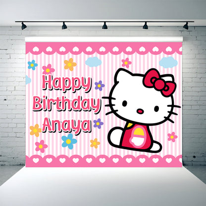 Hello Kitty Customized Theme For Birthday Party Decoration