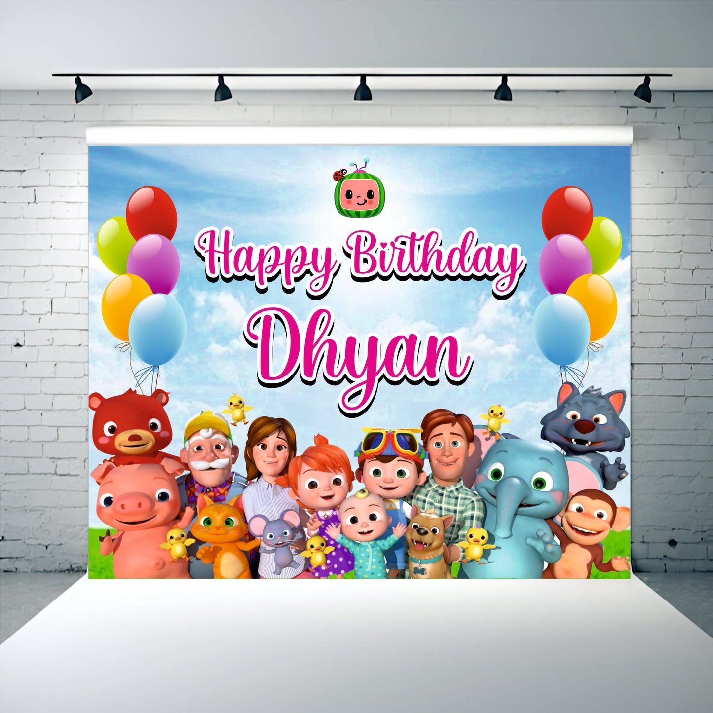 Cocomelon Customized Theme For Birthday Party Decoration