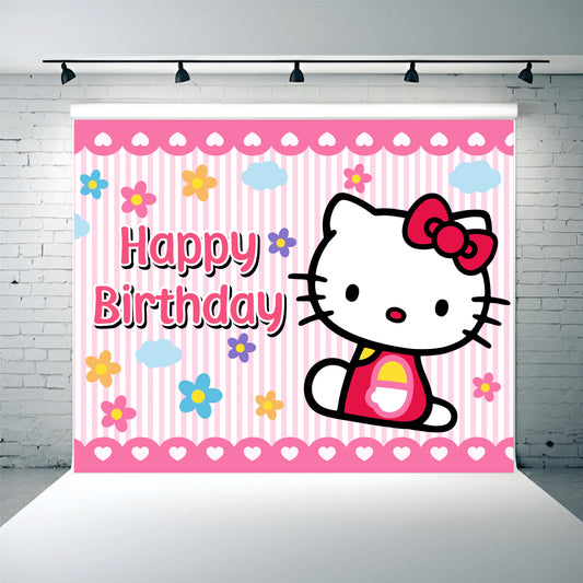 Hello Kitty Theme Birthday Party Decoration | Cute & Pink Celebration Setup
