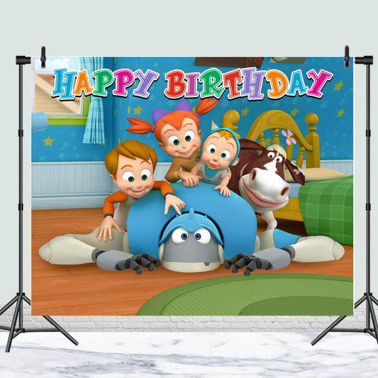 Apro The Robot Theme Party Decoration | Futuristic Kids Birthday Setup
