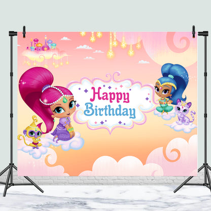 Shimmer & Shine Theme Party Decoration | Magical Birthday Celebration Setup