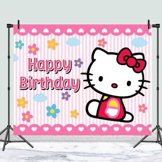 Hello Kitty Theme Birthday Party Decoration | Cute & Pink Celebration Setup