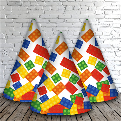 Building Blocks Caps for Theme Party | Party Hats for Girls & Kids