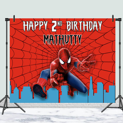 Spiderman Customized Theme Birthday Party Decoration