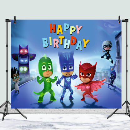 PJ Masks Theme Birthday Party Decoration | Superhero Kids Celebration Setup