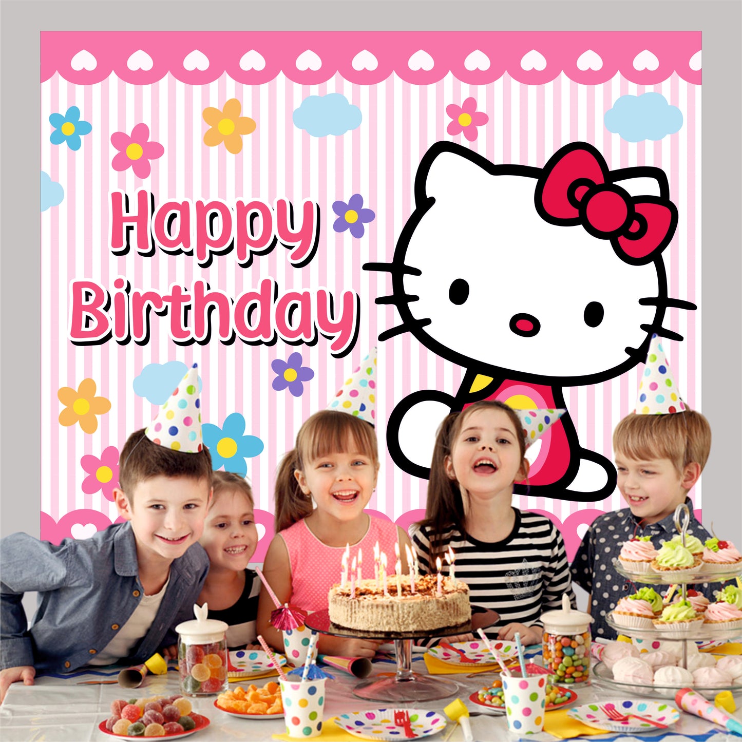 Hello Kitty Theme Birthday Party Decoration | Cute & Pink Celebration Setup