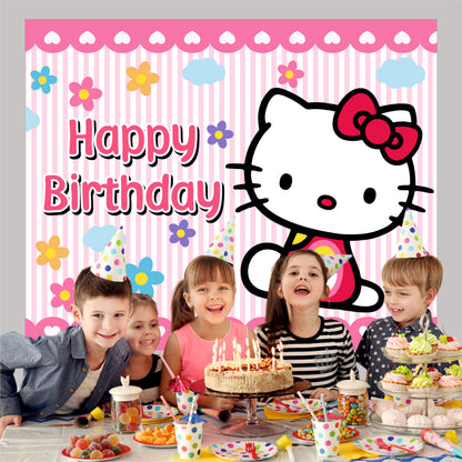 Hello Kitty Theme Birthday Party Decoration | Cute & Pink Celebration Setup
