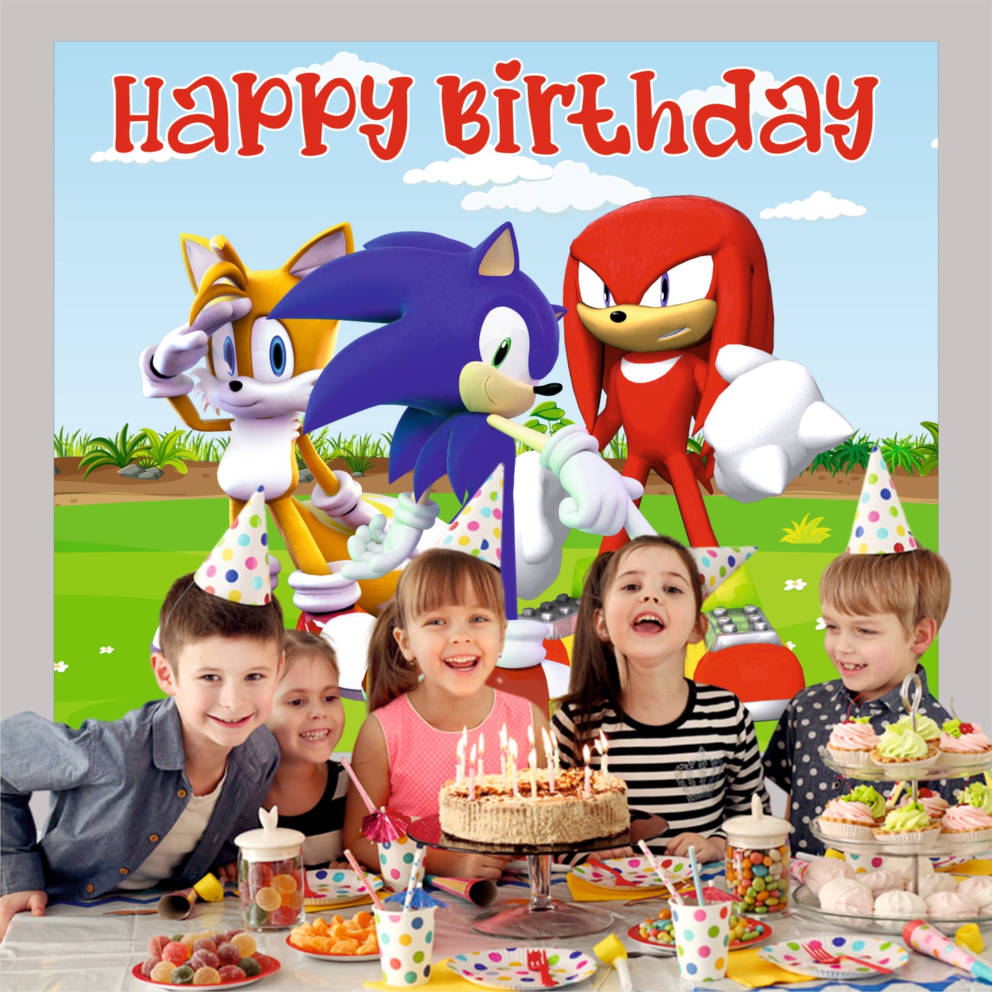 Sonic Theme Birthday Party Decoration | Speed Adventure Celebration Setup