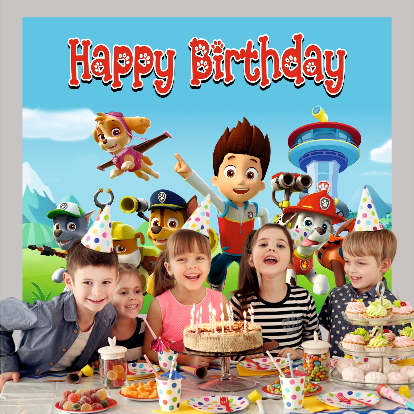Paw Patrol Theme Birthday Party Decoration | Adventure Kids Celebration Setup