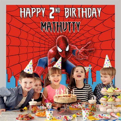 Spiderman Customized Theme Birthday Party Decoration