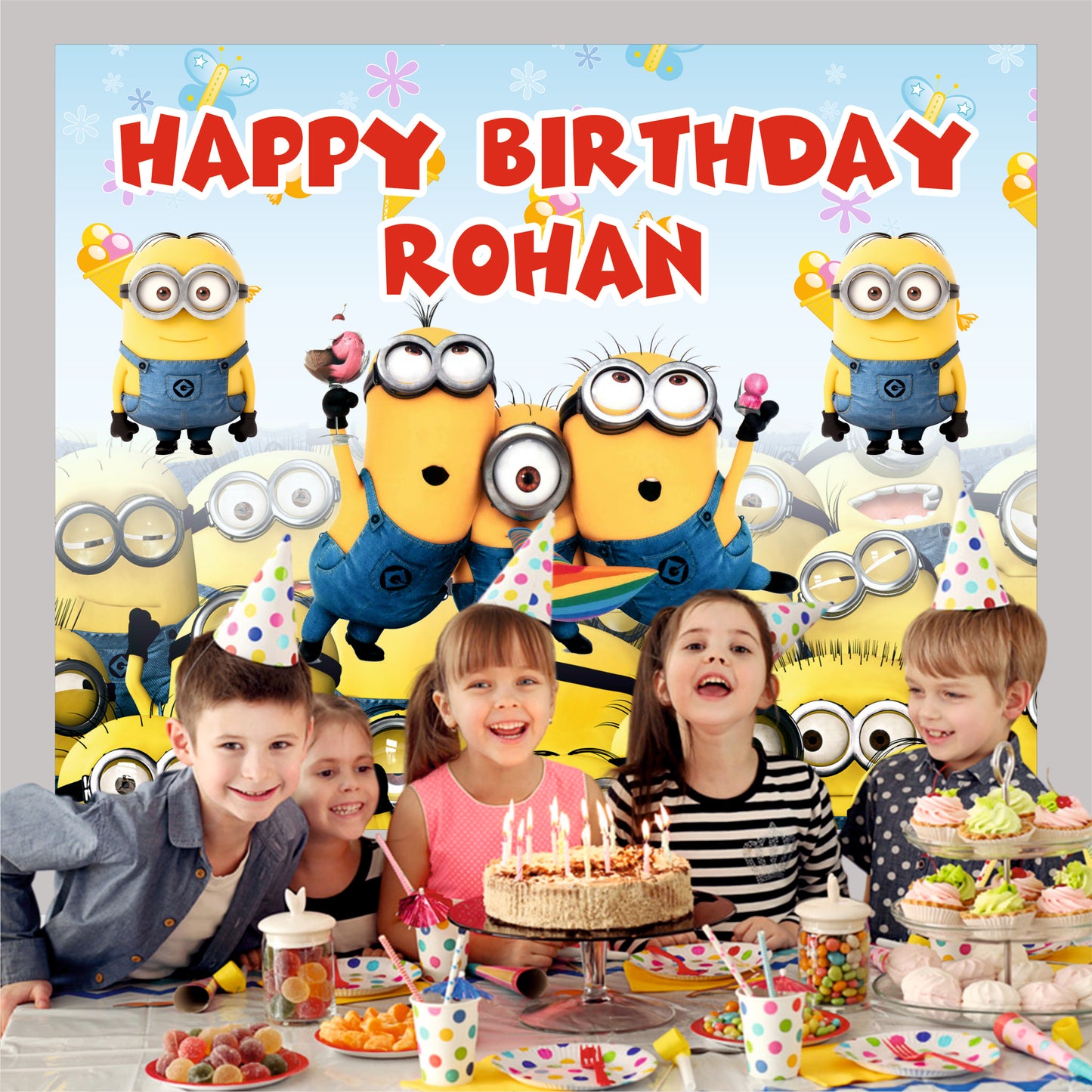 Minions Customized Theme For Birthday Party Decoration