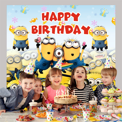Minions Happy Birthday Theme Party Decoration for Kids Birthday