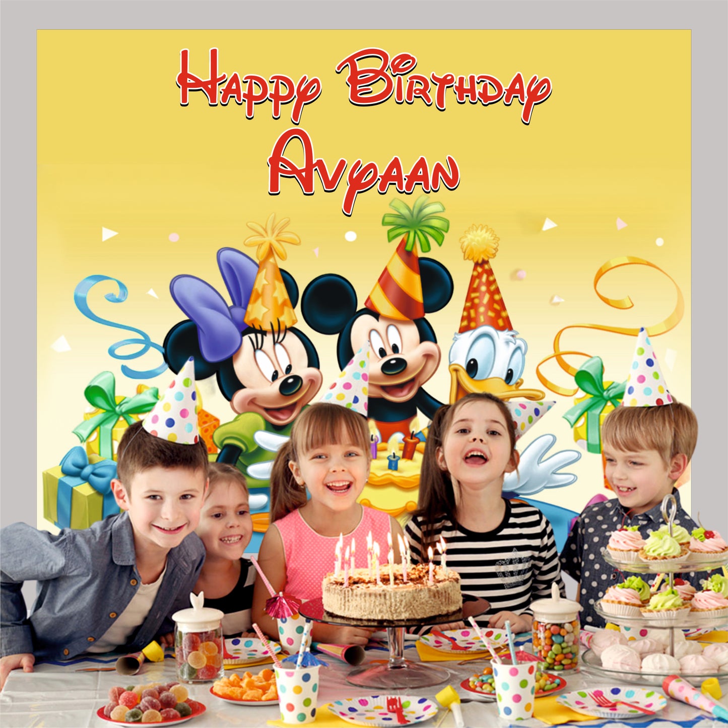 Mickey & Friends Customized Theme Birthday Party Decoration