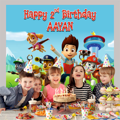 Paw Patrol Theme For  Birthday Party Decoration