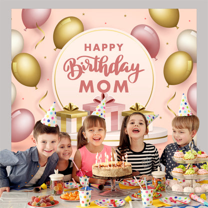 Mom Birthday Theme Decoration | Elegant Birthday Celebration Setup