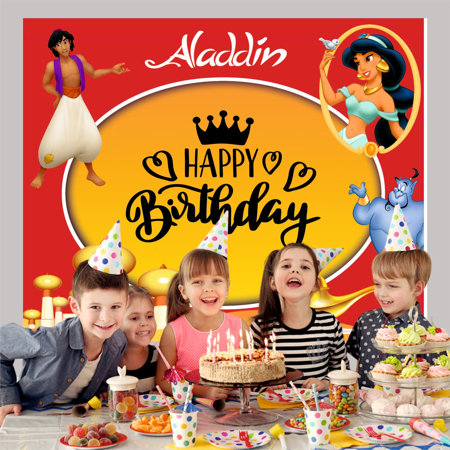 Aladdin Theme Birthday Party Decoration | Magical Arabian Celebration Setup