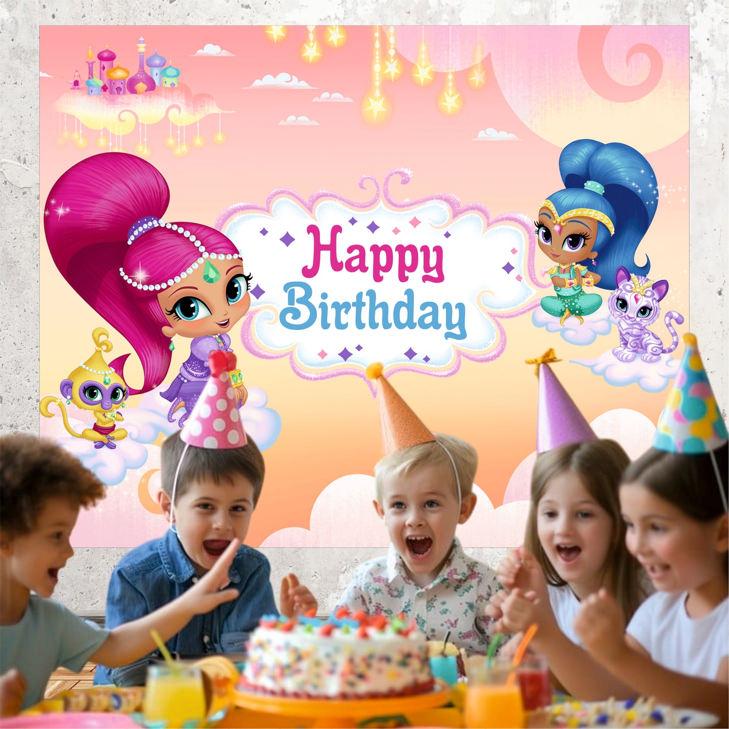 Shimmer & Shine Theme Party Decoration | Magical Birthday Celebration Setup