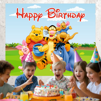 Winnie The Pooh Theme Birthday Party Decoration