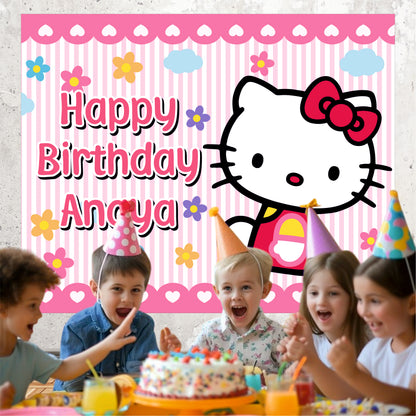 Hello Kitty Customized Theme For Birthday Party Decoration