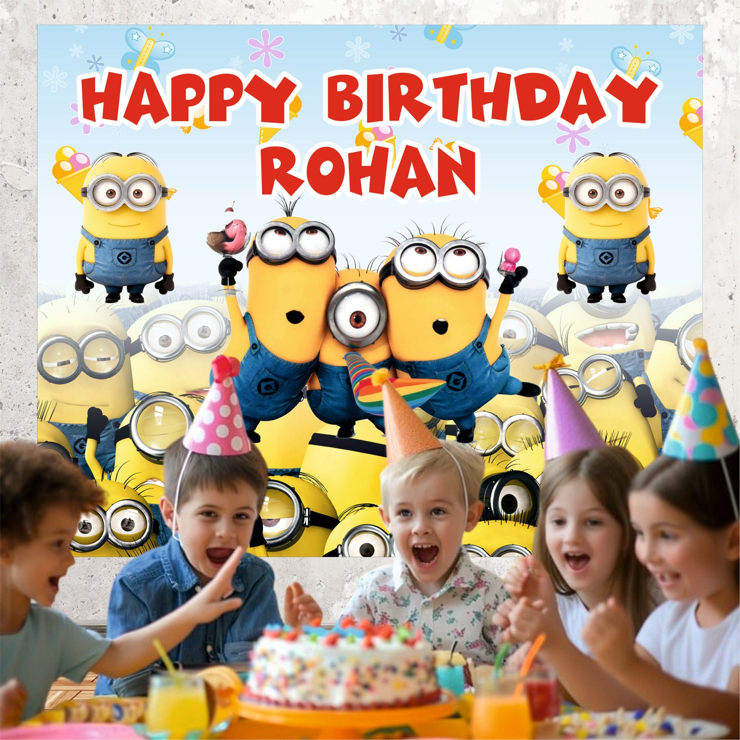 Minions Customized Theme For Birthday Party Decoration