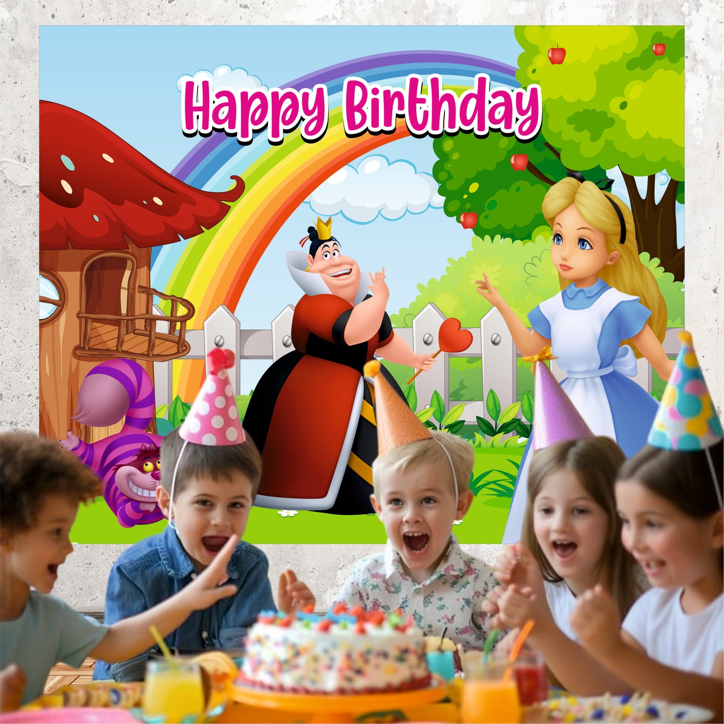 Alice in Wonderland Theme Party Decoration | Whimsical Birthday Celebration Setup