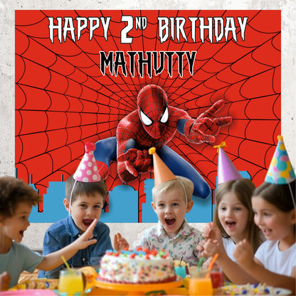 Spiderman Customized Theme Birthday Party Decoration