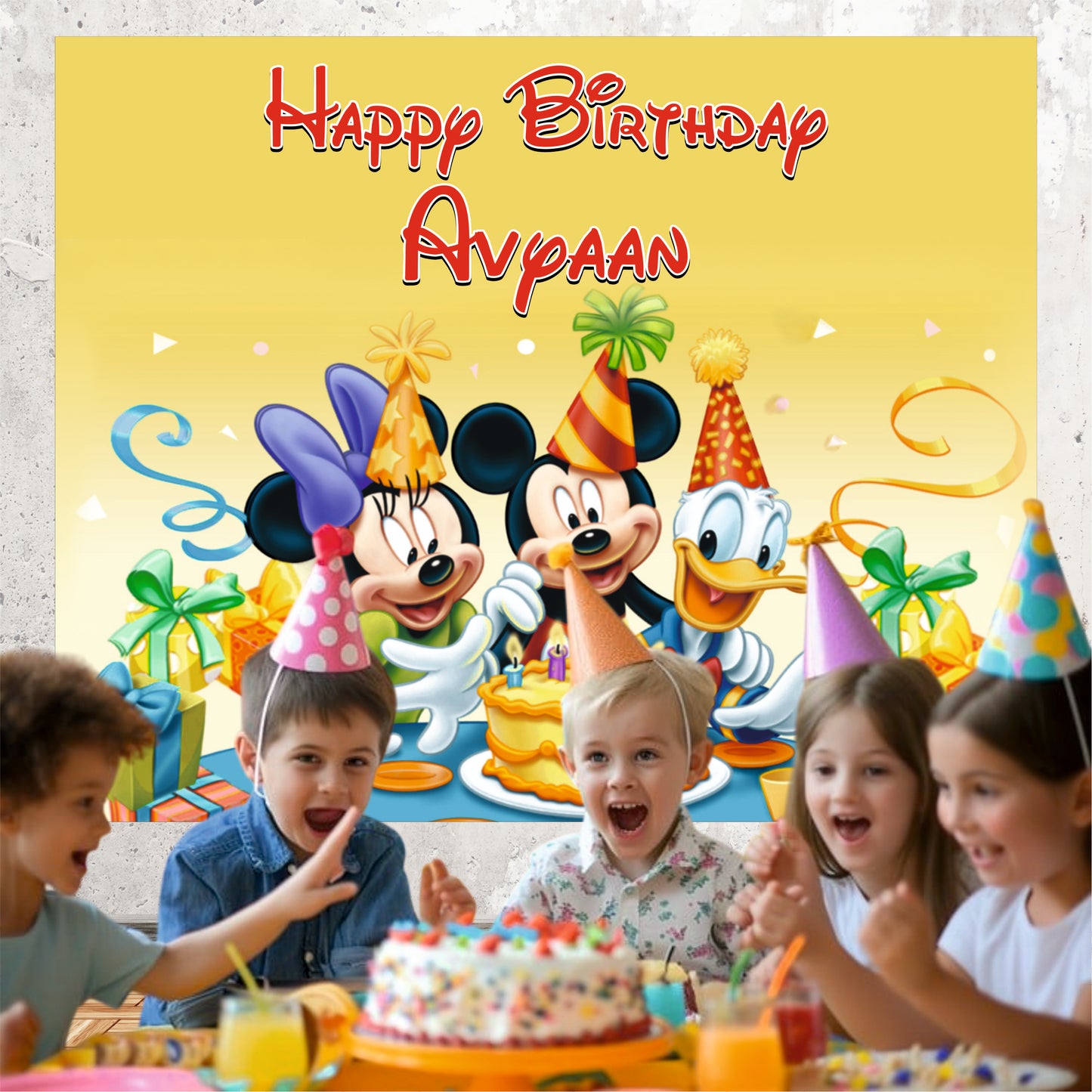 Mickey & Friends Customized Theme Birthday Party Decoration