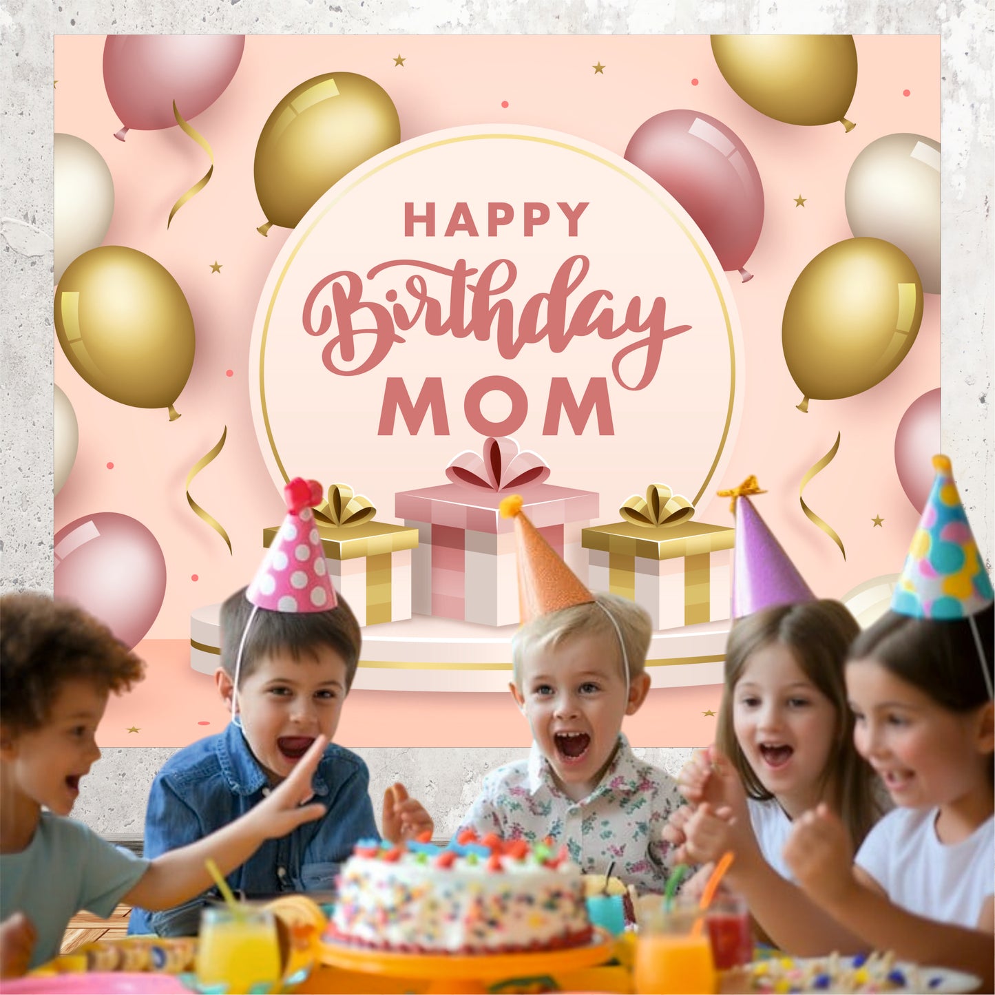 Mom Birthday Theme Decoration | Elegant Birthday Celebration Setup