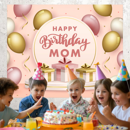 Mom Birthday Theme Decoration | Elegant Birthday Celebration Setup