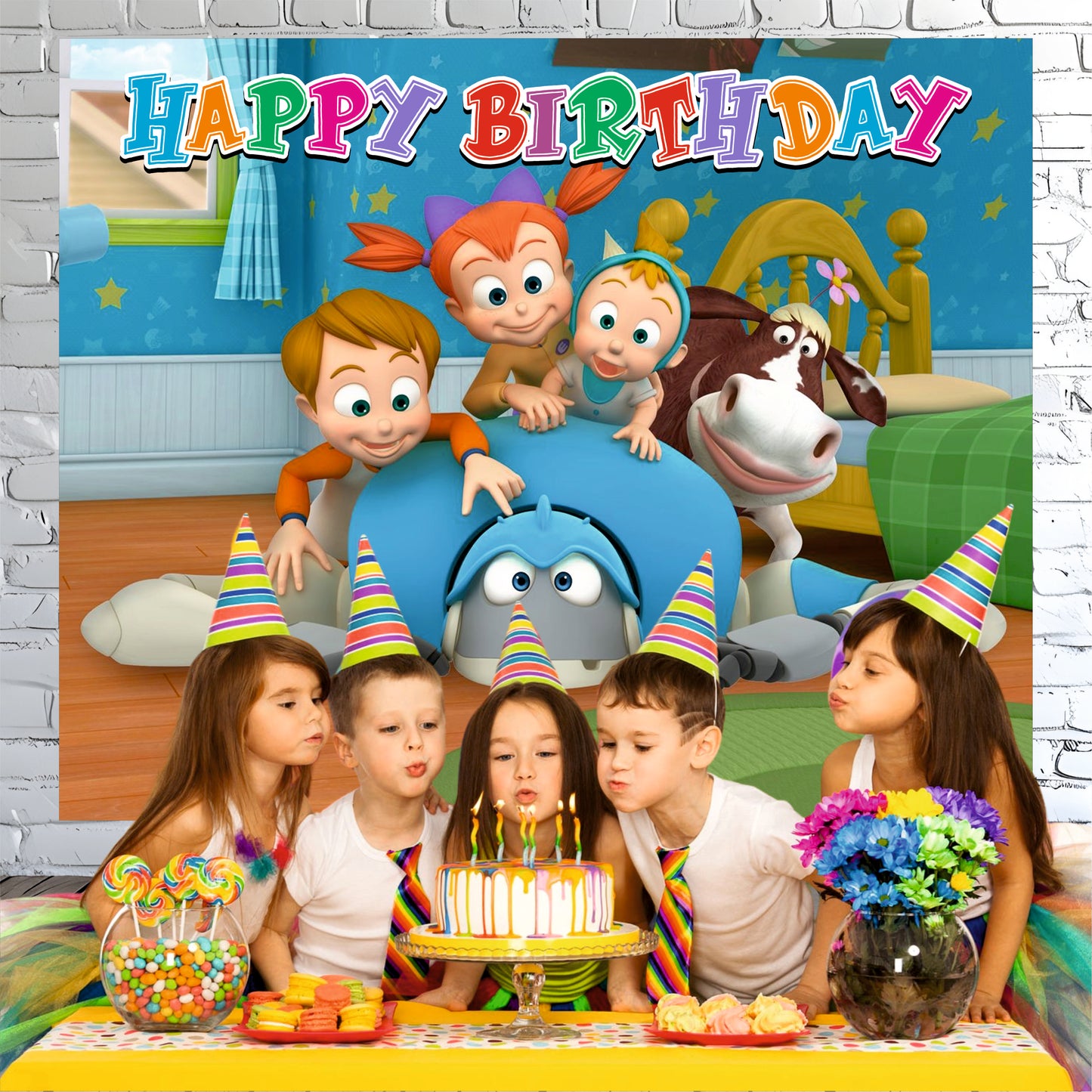 Apro The Robot Theme Party Decoration | Futuristic Kids Birthday Setup
