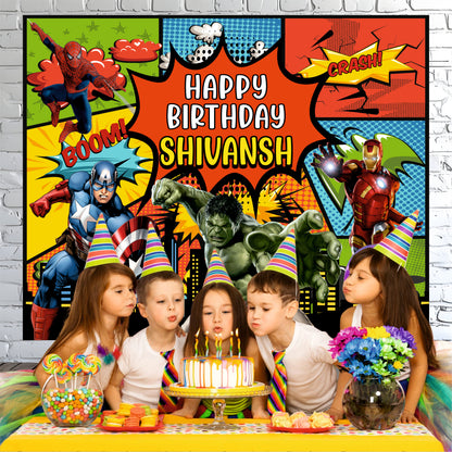 Avengers Customized Theme For Birthday Party Decoration