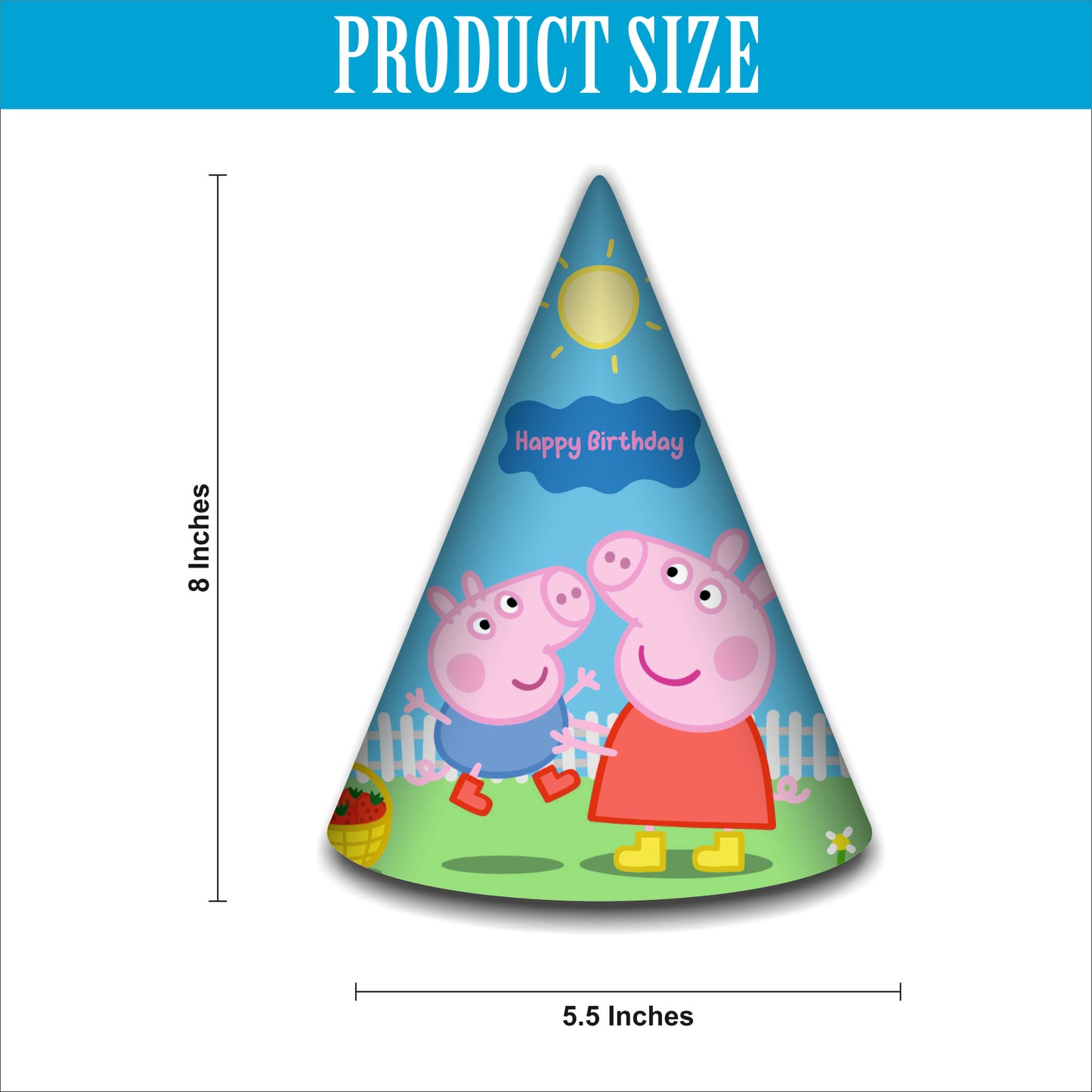 Peppa Pig Caps | Party Hats for Girls & Kids