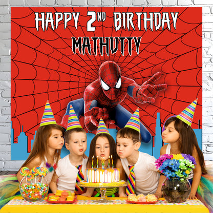 Spiderman Customized Theme Birthday Party Decoration
