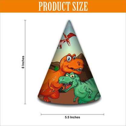 Dinosaur Birthday Caps | Fun Jurassic Caps for Boys & Girls | Dinosaur Party Hats