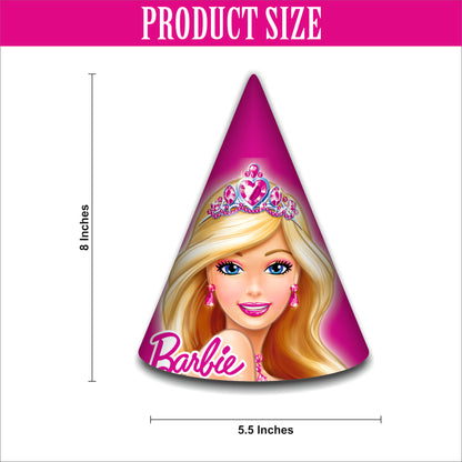 Barbie Birthday Caps for Kids – Princess Theme Birthday Party Supplies | Party Caps for Girls
