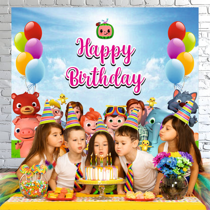 Cocomelon Theme Birthday Party Decoration | Kids Cartoon Celebration Setup