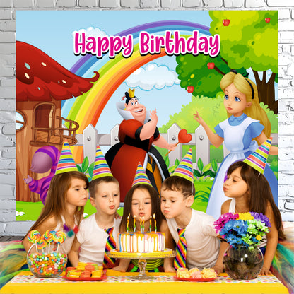 Alice in Wonderland Theme Party Decoration | Whimsical Birthday Celebration Setup